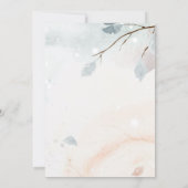 Invitation Winter Wonderland, Branche Arbre RSVP (Dos)