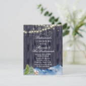 Invitation Winter Wonderland | Déjeuner d'domestiques (Debout devant)