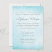 Invitation Winter Wonderland Diamond Snowflakes Bat mitzvah (Dos)