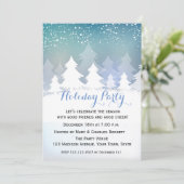 Invitation Winter Wonderland, Fête des Fêtes (Debout devant)