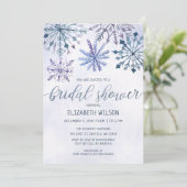 Invitation Winter Wonderland Fête des mariées (Debout devant)