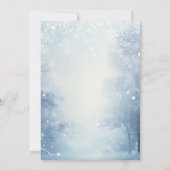 Invitation Winter Wonderland Forest Baby shower (Dos)