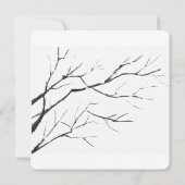 Invitation Winter Wonderland Mariage (Dos)