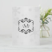 Invitation Winter Wonderland Mariage Anniversaire (Debout devant)