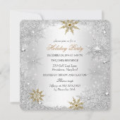 Invitation Winter Wonderland Noël Fête de Noël 2 (Devant)