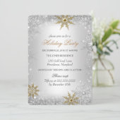 Invitation Winter Wonderland Noël Fête de Noël 2 (Debout devant)