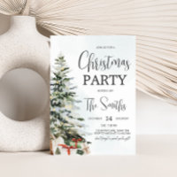 Winter Wonderland Pines Noël Party