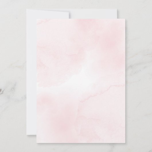 Invitation Winter Wonderland Pink Snowflake 2e anniversaire (Dos)