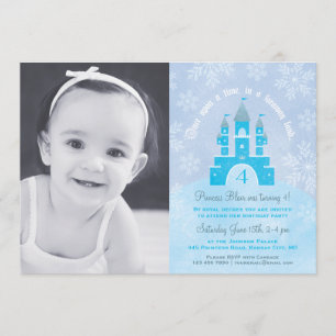 Invitation Winter Wonderland Princess Party