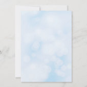 Invitation Winter Wonderland Quinceañera Silver Blue Annivers (Dos)