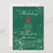 Invitation Winter Wonderland Snow Globe Holiday Party (Dos)