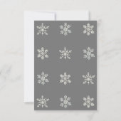 Invitation Winter Wonderland, Snowflake Baby Sprinkle, Douche (Dos)