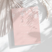 Invitation Winter Wonderland Snowflake Girl Baby shower