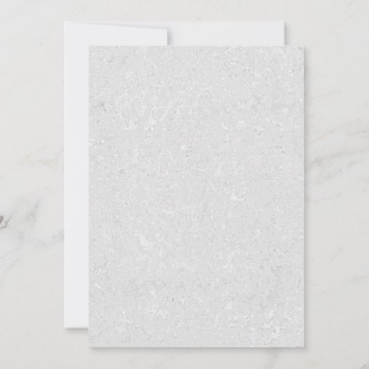 Invitation Winter Wonderland Snowflakes Blanc Elégant Mariage (Dos)