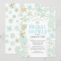 Winter Wonderland Snowflakes Fête des mariées