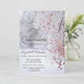 Invitation Winter Wonderland Tiara, Quinceañera (Debout devant)