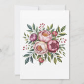 Invitation Winterberry Primrose Paint Floral Wedding shower (Dos)