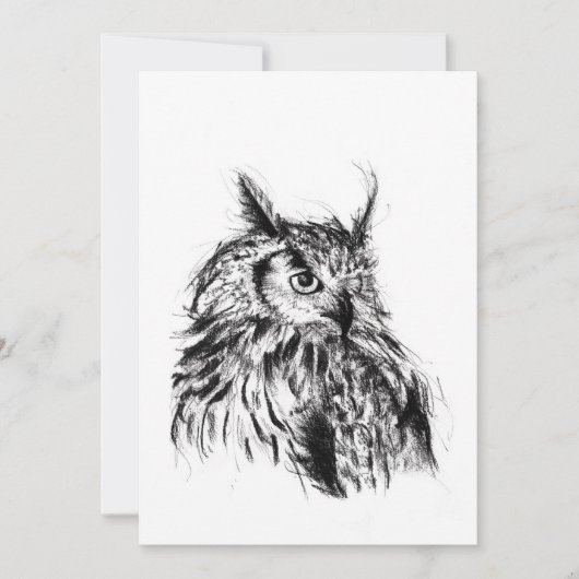 Invitation Wisdom Owl (Devant)