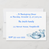 Invitation Wishbone Wanksgiving Vintage (Dos)