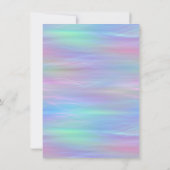 Invitation Wisps Whimsical | Holo Fairy Pastel Rainbow Douche (Dos)