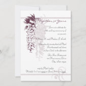 Invitation Wisteria d'anniversaire (Devant)