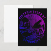 Invitation Witchcraft Magie Ordre Occulte sorcière Alchimiste (Devant / Derrière)