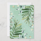 Invitation Wives for Baby Woodland Forest Showcard Game Card (Dos)