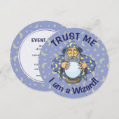 Invitation Wizard (Devant / Derrière)