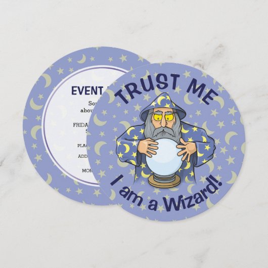 Invitation Wizard (Devant / Derrière)