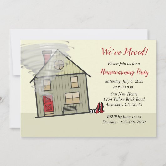 Invitation Wizard of Oz | Funny Housewarming Party (Devant)