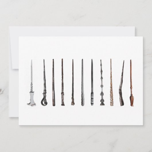 Invitation Wizard Wands (Devant)