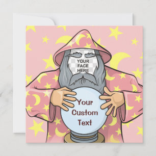Invitation Wizard with your face