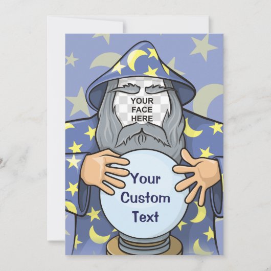 Invitation Wizard with your face (Devant)