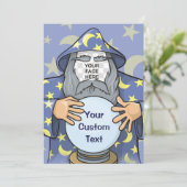 Invitation Wizard with your face (Debout devant)