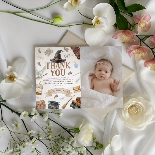Invitation Wizards Photo Thank You Card