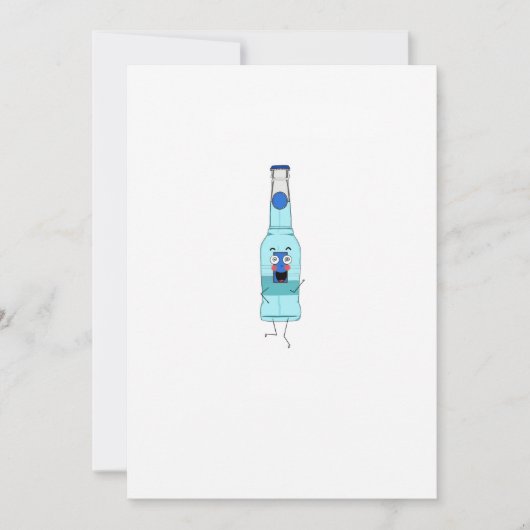 Invitation WKD bleue, boisson, mignon (Devant)
