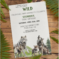 Wolf Cup Chiot sauvage Anniversaire