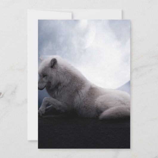 Invitation Wolf the King of Wilderness (Dos)