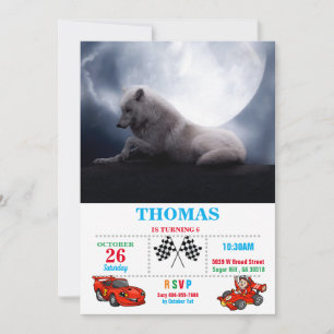 Invitation Wolf the King of Wilderness