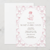 Invitation Women’s Bible Study Church Community (Devant / Derrière)