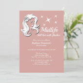 Invitation Women's Funny Midlife Still Hot 50th Birthday (Debout devant)