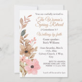 Invitation Women's Spring Retreat Wildflower Social Media (Devant)