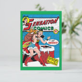 Invitation Wonder Woman Livrer Des Jouets (Debout devant)