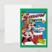 Invitation Wonder Woman Livrer Des Jouets (Devant / Derrière)