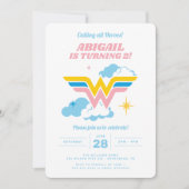 Invitation Wonder Woman Nuds Logo Anniversaire (Devant)