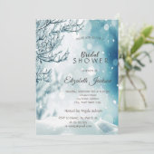 Invitation Wonderland d'hiver, Fête des mariées de neige (Debout devant)