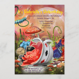 Invitation Wonderland Invitation, Wonderland Party