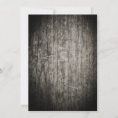 Invitation Wood Cowboy, Cowgirl Rustic Wedding Day (Dos)