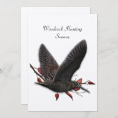 Invitation Woodcock (Devant / Derrière)