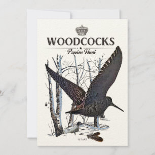 Invitation Woodcocks - Chasse à la passion